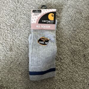 Carhartt All Season Women's‎ Crew  Socks  Reinforced For Steel Toe M